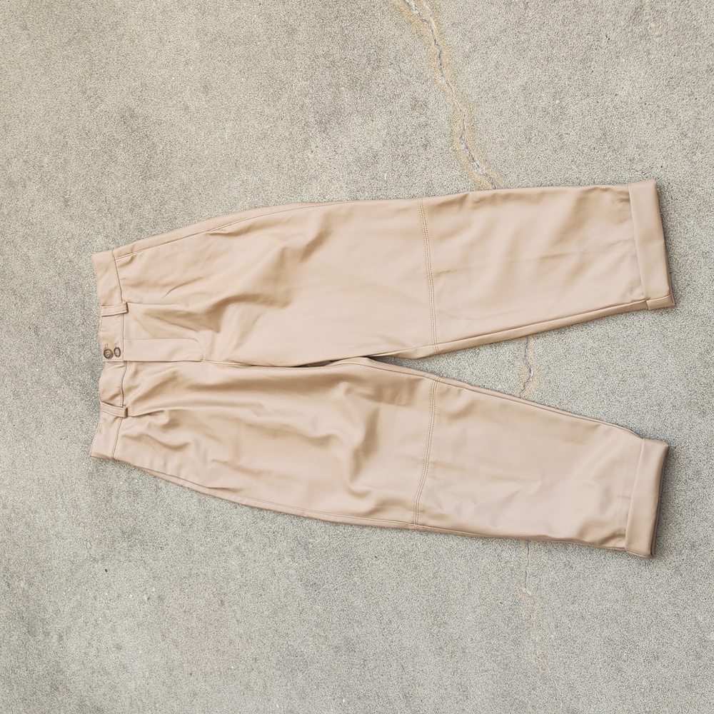 ZARA FAUX LEATHER PANTS